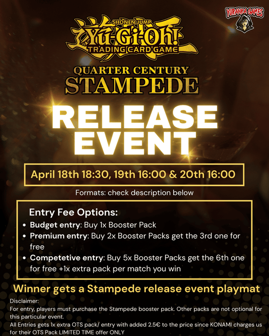 Yu-Gi-Oh! Quarter Century Stampede Release Event Friday