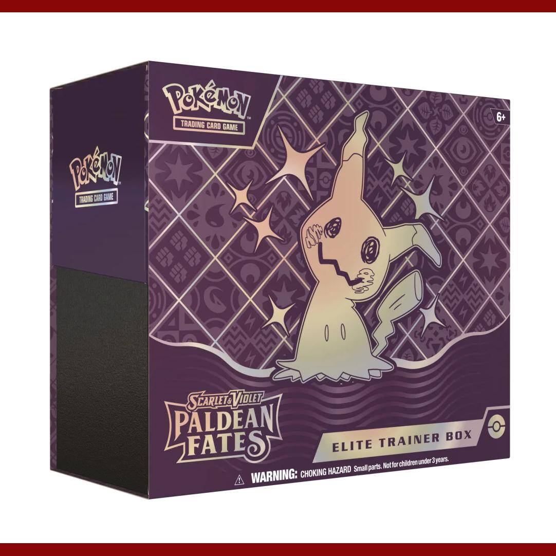 Pokemon Scarlet & Violet Paldean Fates Elite Trainer Box