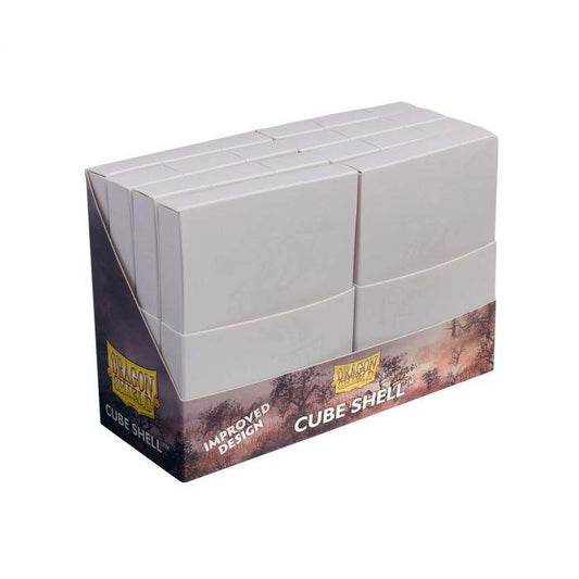 8 Dragon Shield Cube Shells (Ashen White)