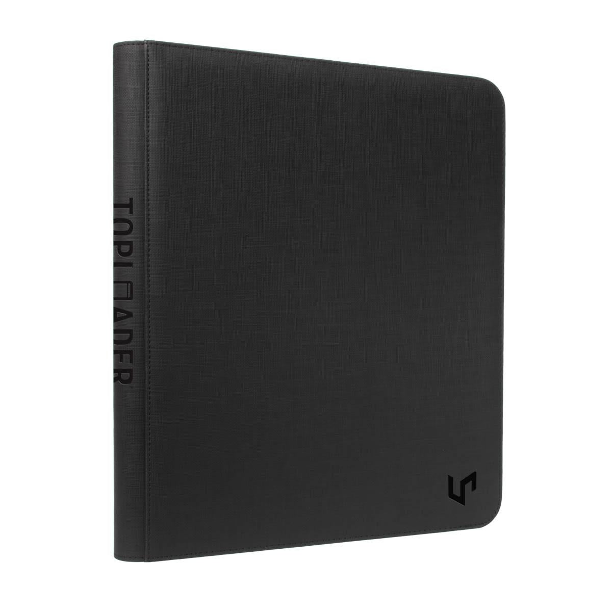 UP - 9-Pocket Zippered Toploader Premium PRO-Binder: Black