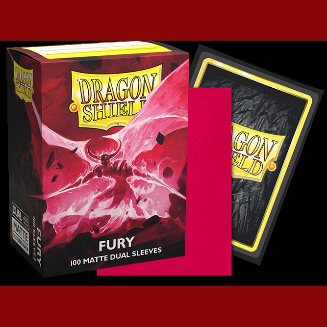 DS - Standard Dual Sleeves: Fury [Matte] (100 Sleeves)