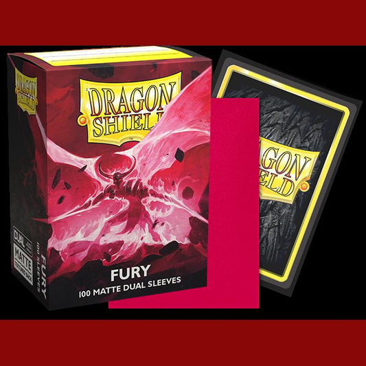 DS - Standard Dual Sleeves: Fury [Matte] (100 Sleeves)