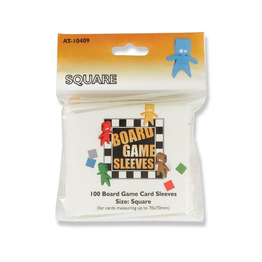 Board Games Sleeves Square Clear: 69x69mm