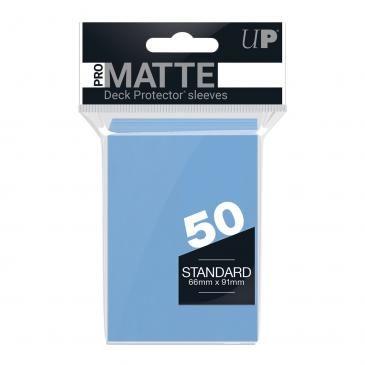 Ultra-PRO Gloss 50 Standard Deck Sleeves: Light Blue