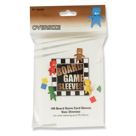 Board Games Sleeves Oversize Clear: 82x124mm
