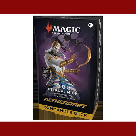 Magic the Gathering Aetherdrift: "Eternal Might" Commander Deck