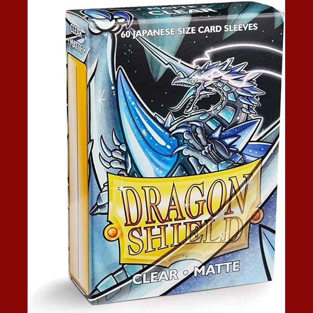 Dragon Shield 60 Japanese Size Card Sleeves Clear Matte