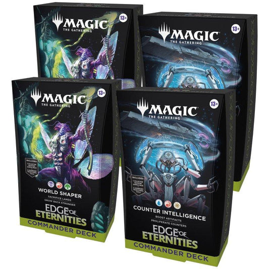 Magic The Gathering: Edge of Eternities Commander Deck Display (2 Decks)