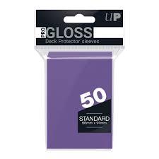 50 Ultra Pro Pro-Gloss Deck Protector Sleeves (Purple)