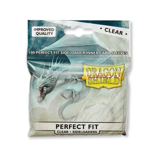 100 Dragon Shield Perfect Fit Sideloader Sleeves - Clear