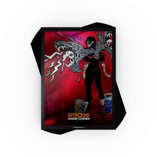 Riftbound: League of Legends TCG - Unleashed Art Sleeves: Vi, Piltover Enforcer (100 Sleeves)