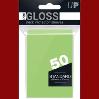 50 Ultra Pro Pro-Gloss Deck Protector Sleeves (Green)