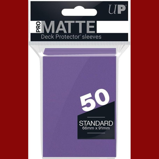 Ultra Pro Matte Deck Protector Sleeves 50 Purple