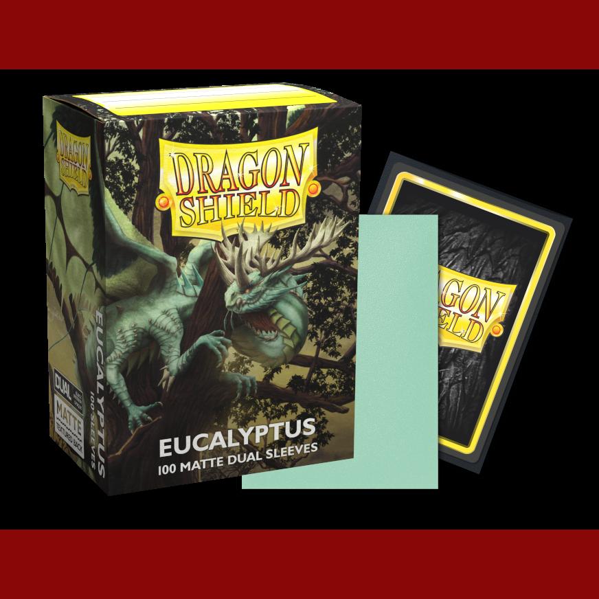 100 Dragon Shield Sleeves - Matte Dual Eucalyptus