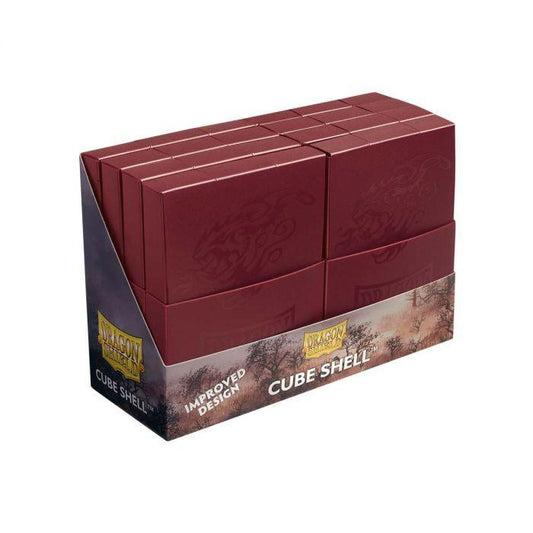 8 Dragon Shield Cube Shells (Blood Red)
