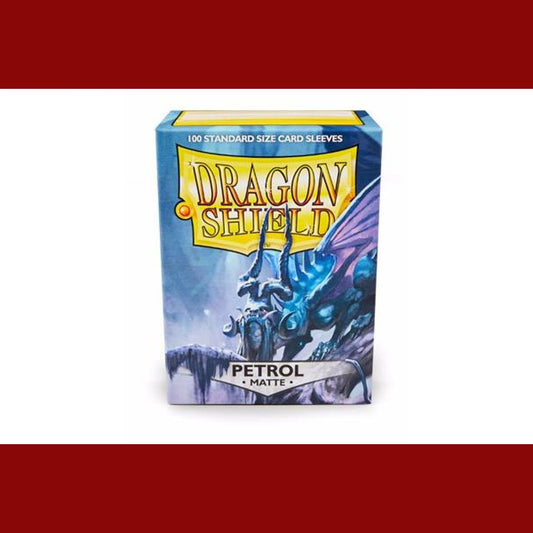 100 Dragon Shield Sleeves - Matte Petrol