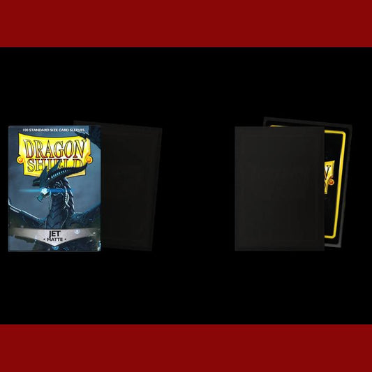100 Dragon Shield Sleeves - Matte Jet