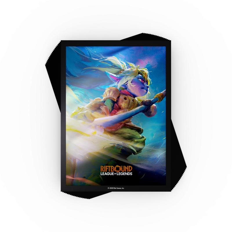 Riftbound: League of Legends TCG - Unleashed Art Sleeves: Poppy, Keeper of the Hammer (100 Sleeves)