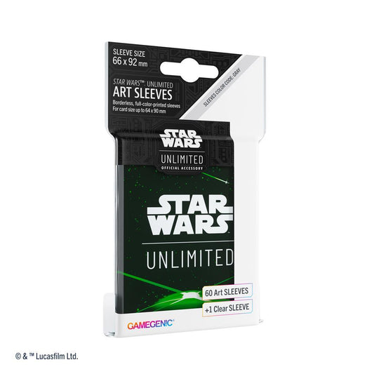 Star Wars Unlimited Art Sleeves Card Back Green