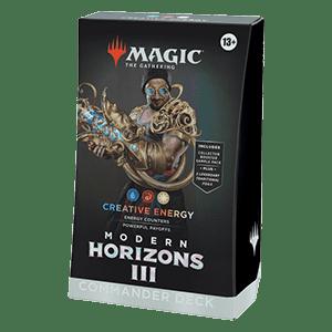 Magic the Gathering Modern Horizons 3: "Creative Energy" Commander Deck