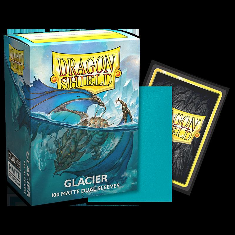 100 Dragon Shield Sleeves - Matte Dual Glacier