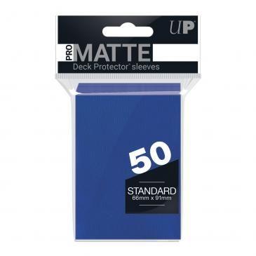 Ultra-PRO Matte 50 Standard Sleeves: Blue