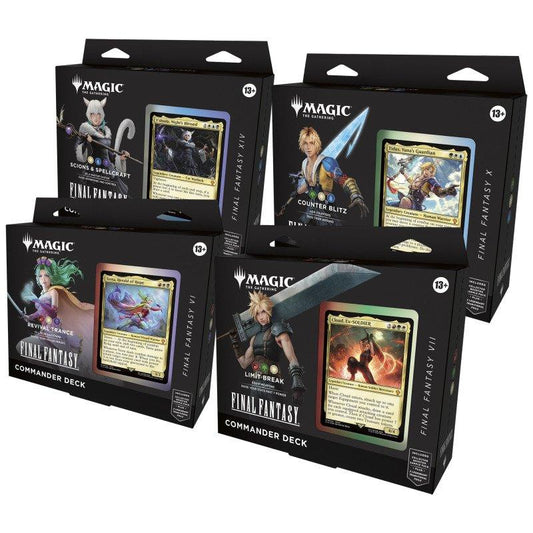 MTG - Final Fantasy Commander Deck Display.