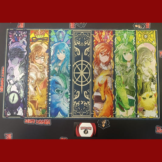 Six charmers yugioh playmat