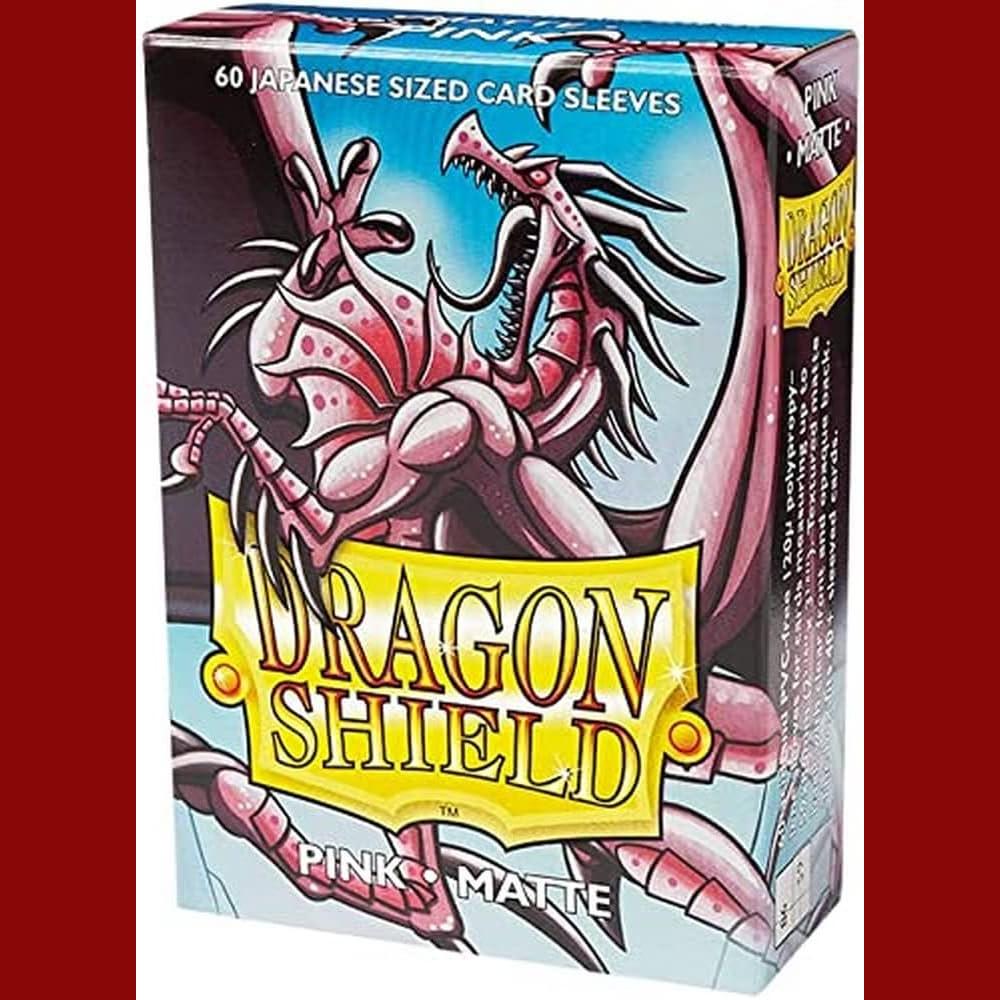 Dragon Shield 60 Japanese Size Card Sleeves Pink Matte