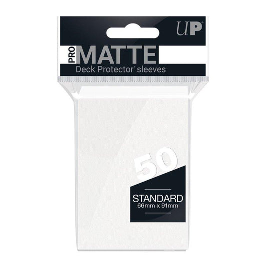 UP - Standard Sleeves: White [Matte] (50 Sleeves)
