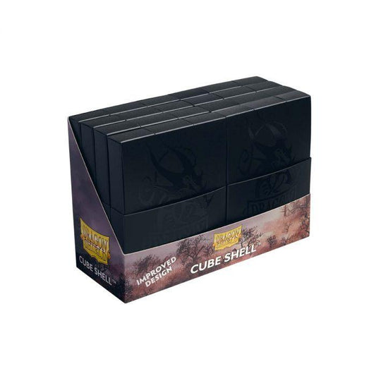 8 Dragon Shield Cube Shells (Shadow Black)