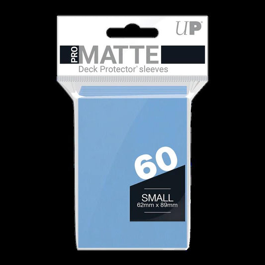 UltraPro Matte Deck Protector 60 Sleeves Light Blue