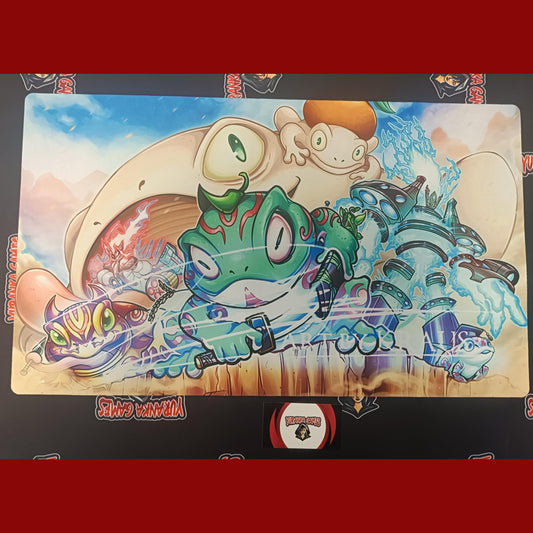 YuGiOh Spright X Frogs Playmat