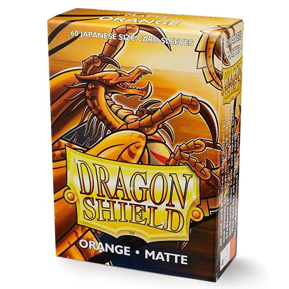 Dragon Shield 60 Japanese Size Card Sleeves Orange Matte